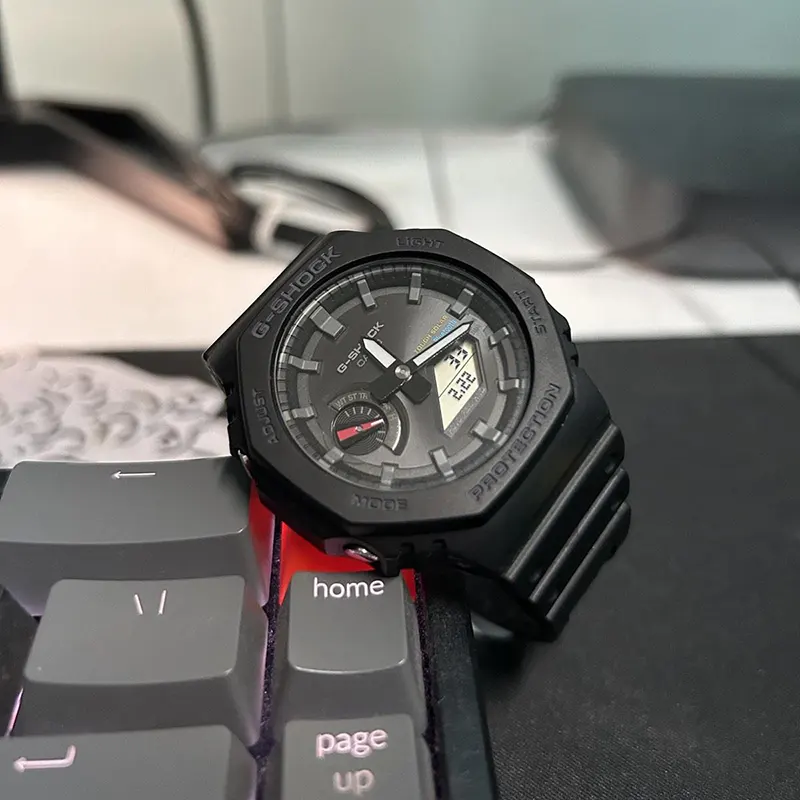 Casio G-Shock Analog-Digital Tough Solar (Bluetooth) Men's Watch- GA-B2100-1ADR